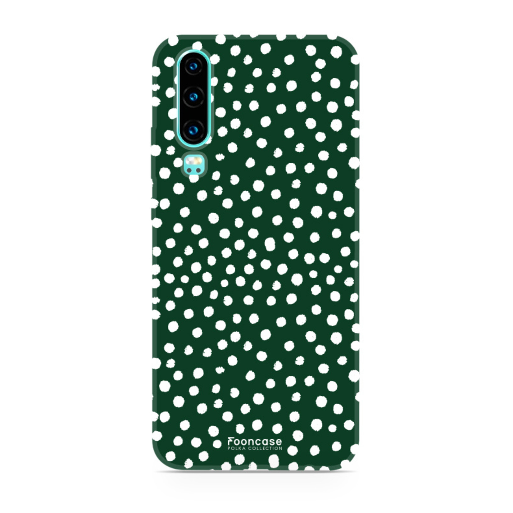 FOONCASE Huawei P30 - POLKA COLLECTION / Verde