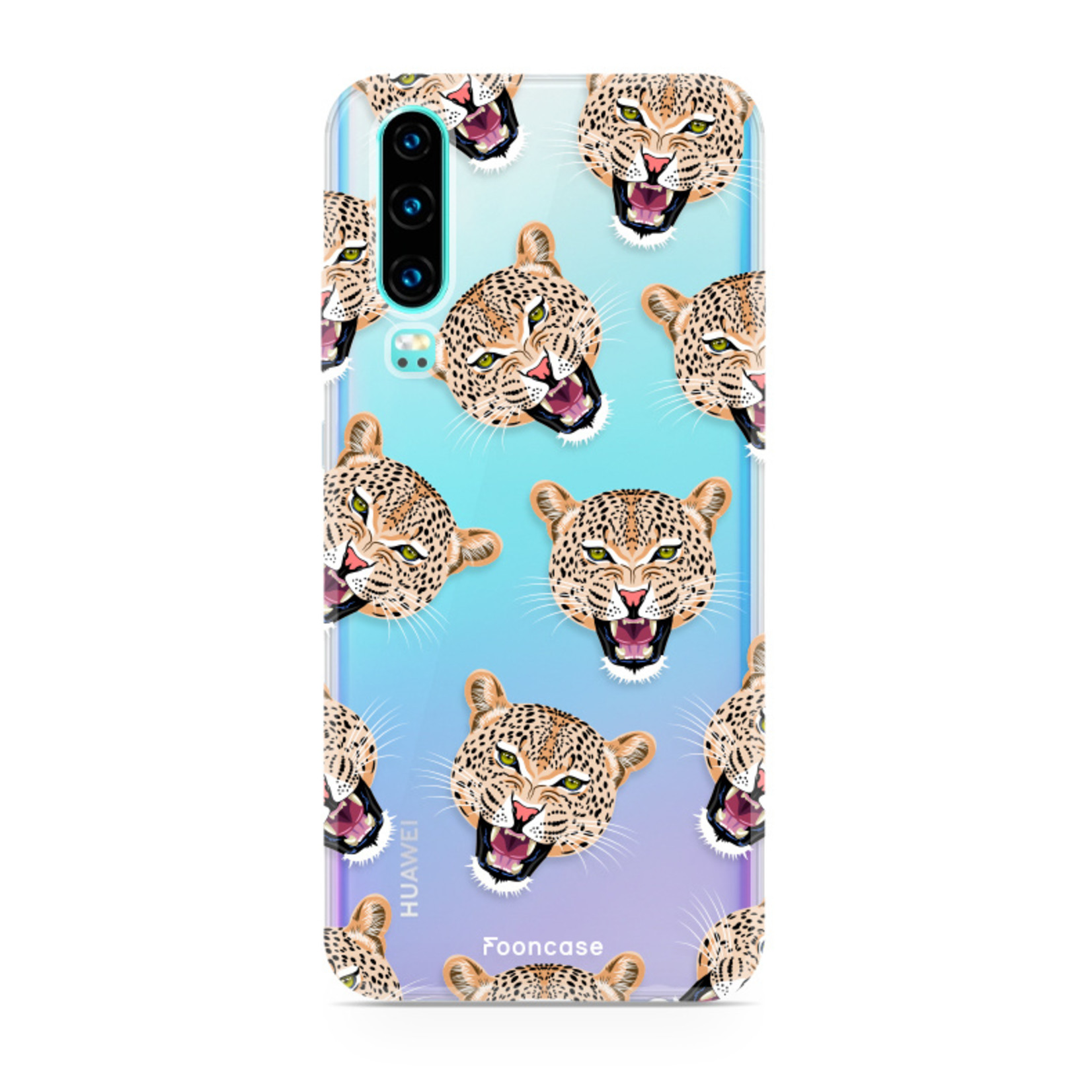 FOONCASE Huawei P30 Cover - Cheeky Leopard