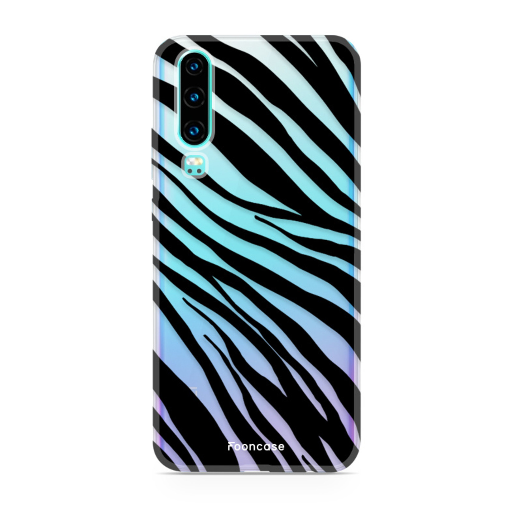 FOONCASE Huawei P30 Cover - Zebra