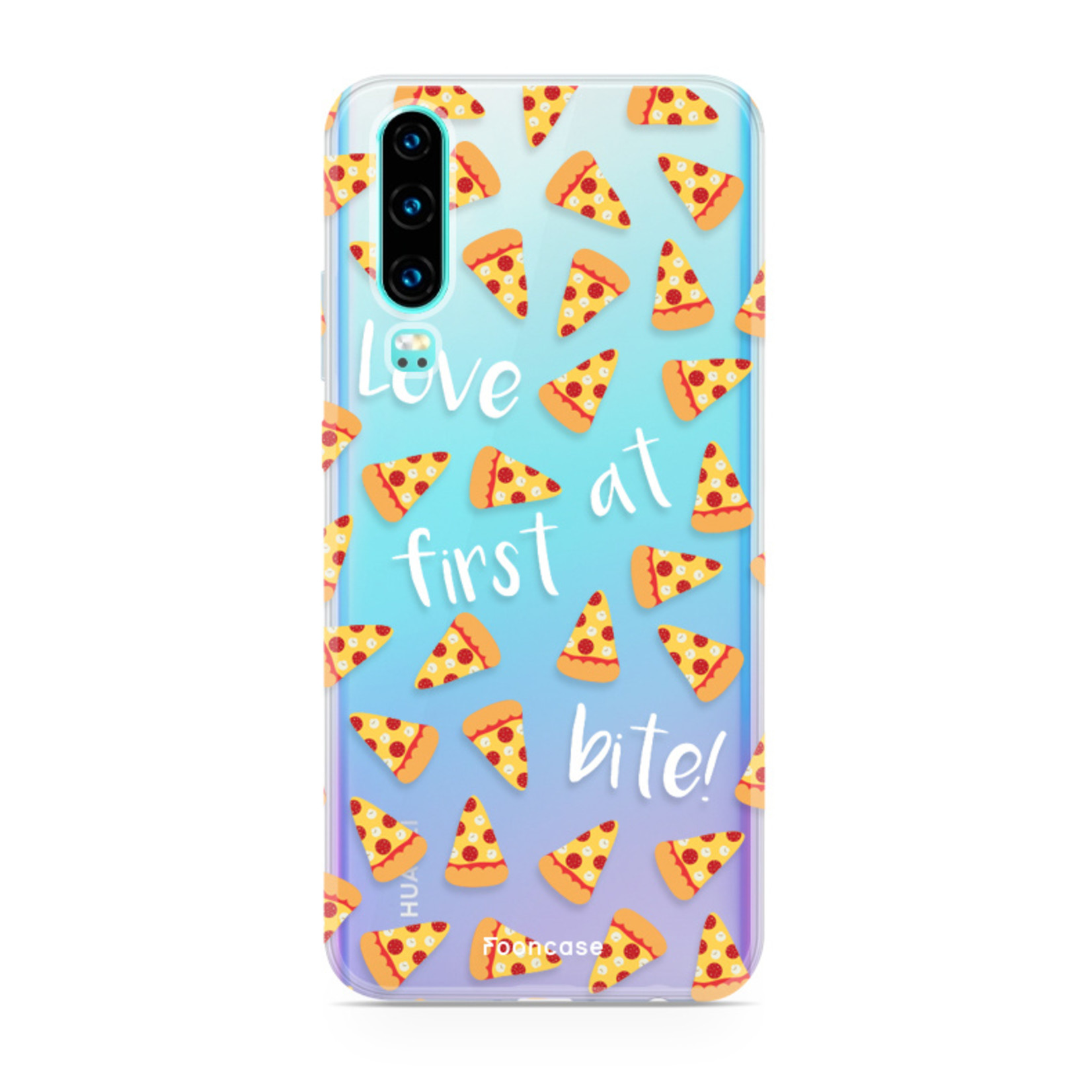 FOONCASE Huawei P30 Cover -Pizza