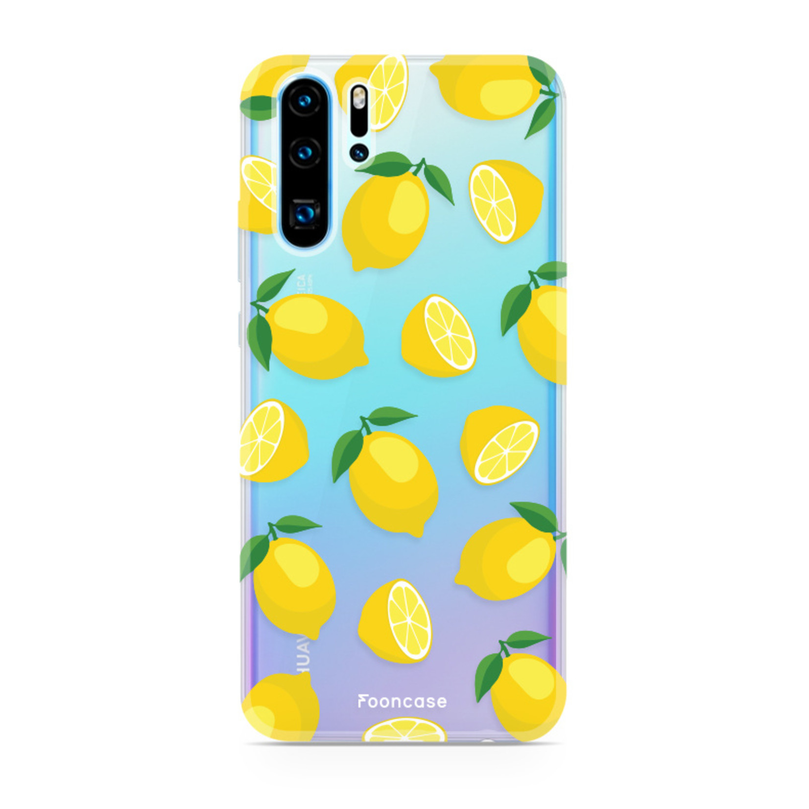 FOONCASE Huawei P30 Pro hoesje TPU Soft Case - Back Cover - Lemons / Citroen / Citroentjes