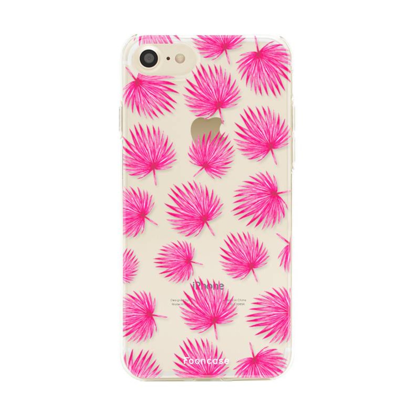 FOONCASE iPhone SE (2020) Cover - Foglie rosa