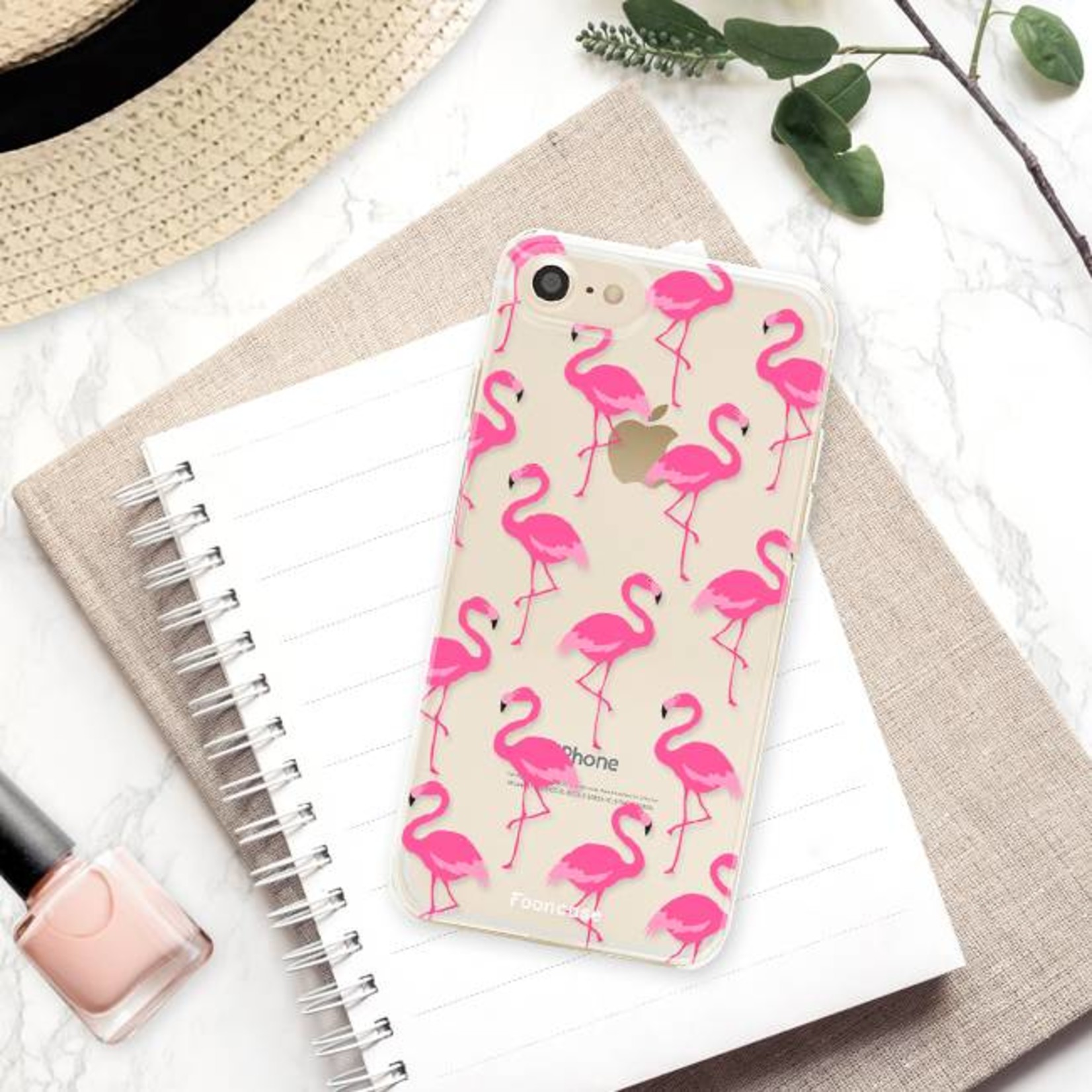 FOONCASE iPhone SE (2020) Case - Flamingo