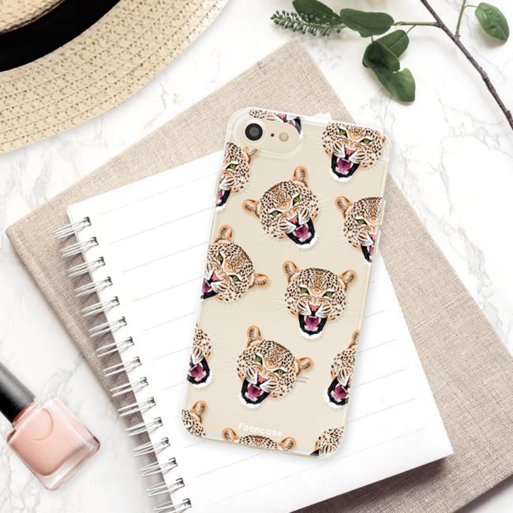 FOONCASE iPhone SE (2020) Case - Cheeky Leopard