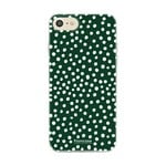 FOONCASE iPhone SE (2020) - POLKA COLLECTION / Dark green