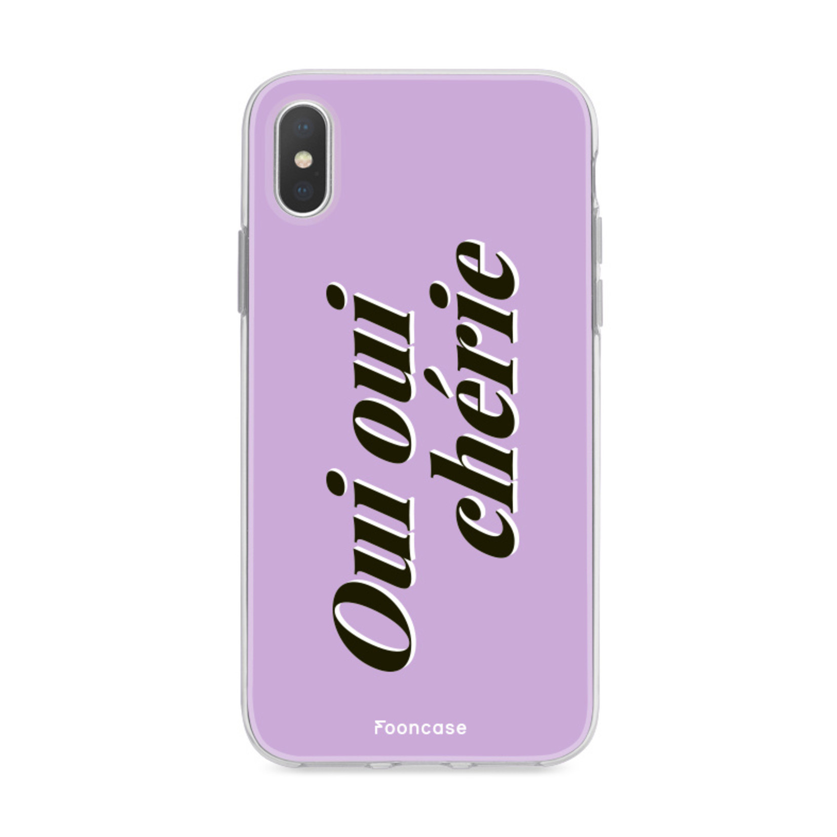 FOONCASE Iphone Xs Cover - Oui Oui Chérie