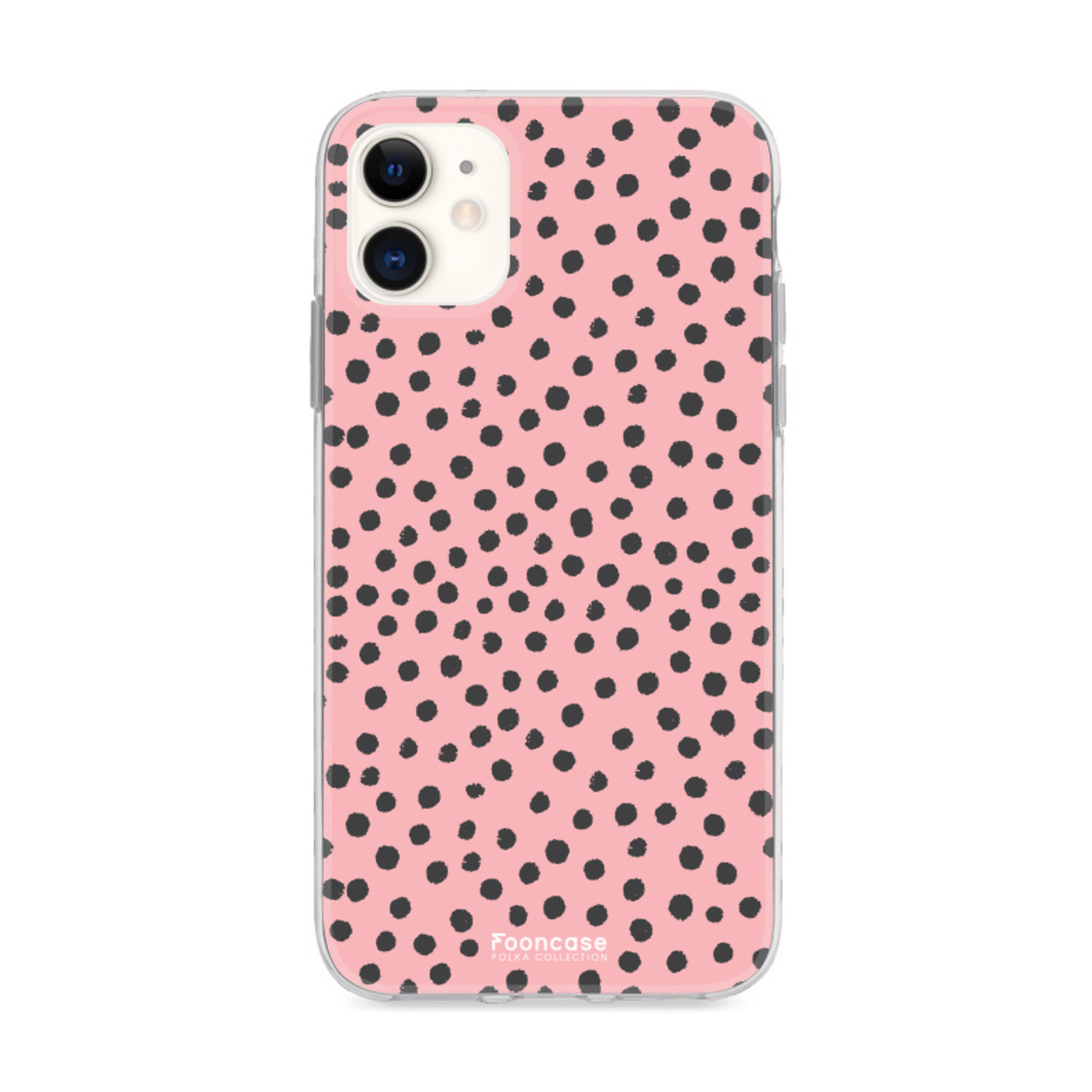 FOONCASE Iphone 12 - POLKA COLLECTION / Rosa