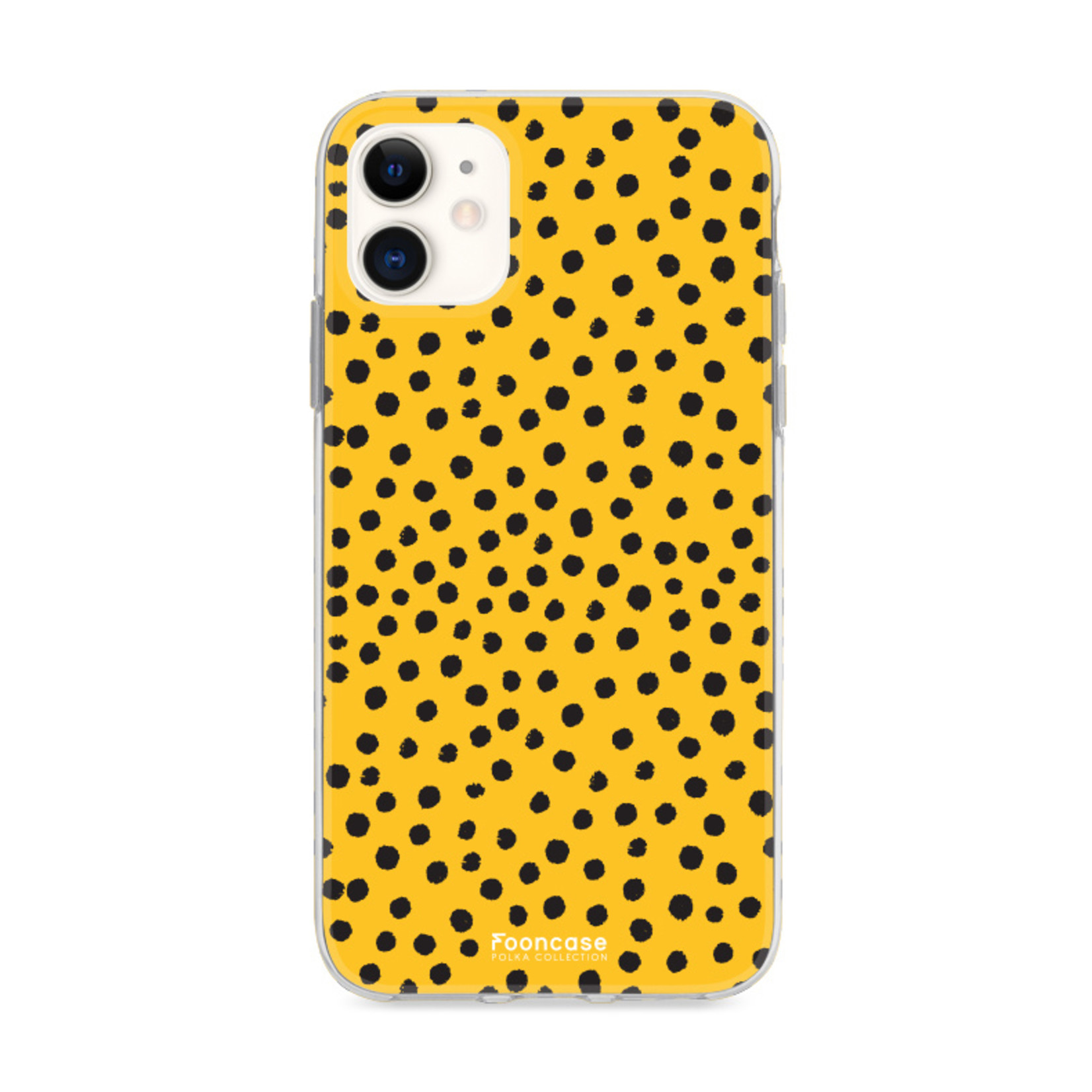 FOONCASE Iphone 12 - POLKA COLLECTION / Giallo ocra