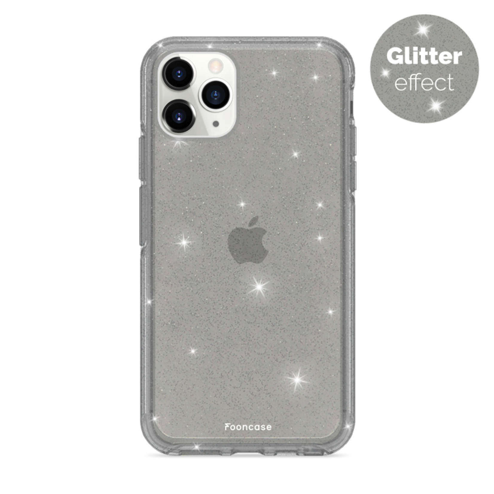 FOONCASE iPhone 12 Pro Handyhülle - Glamour Black (Glitters)
