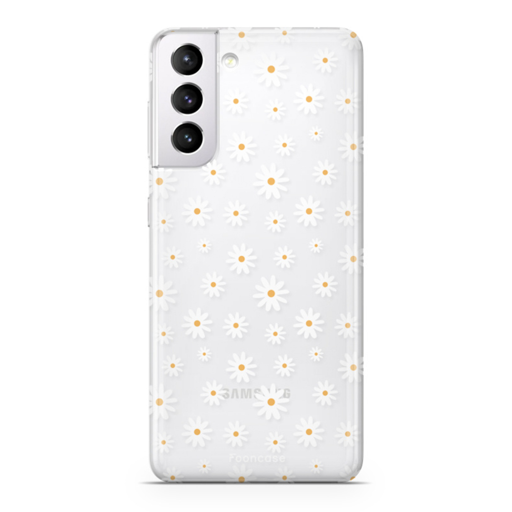 FOONCASE Samsung Galaxy S21 Case - Daisies