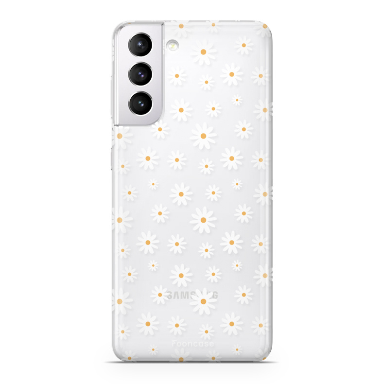 Fooncase Madeliefjes Phone Case Samsung Galaxy S21 Plus