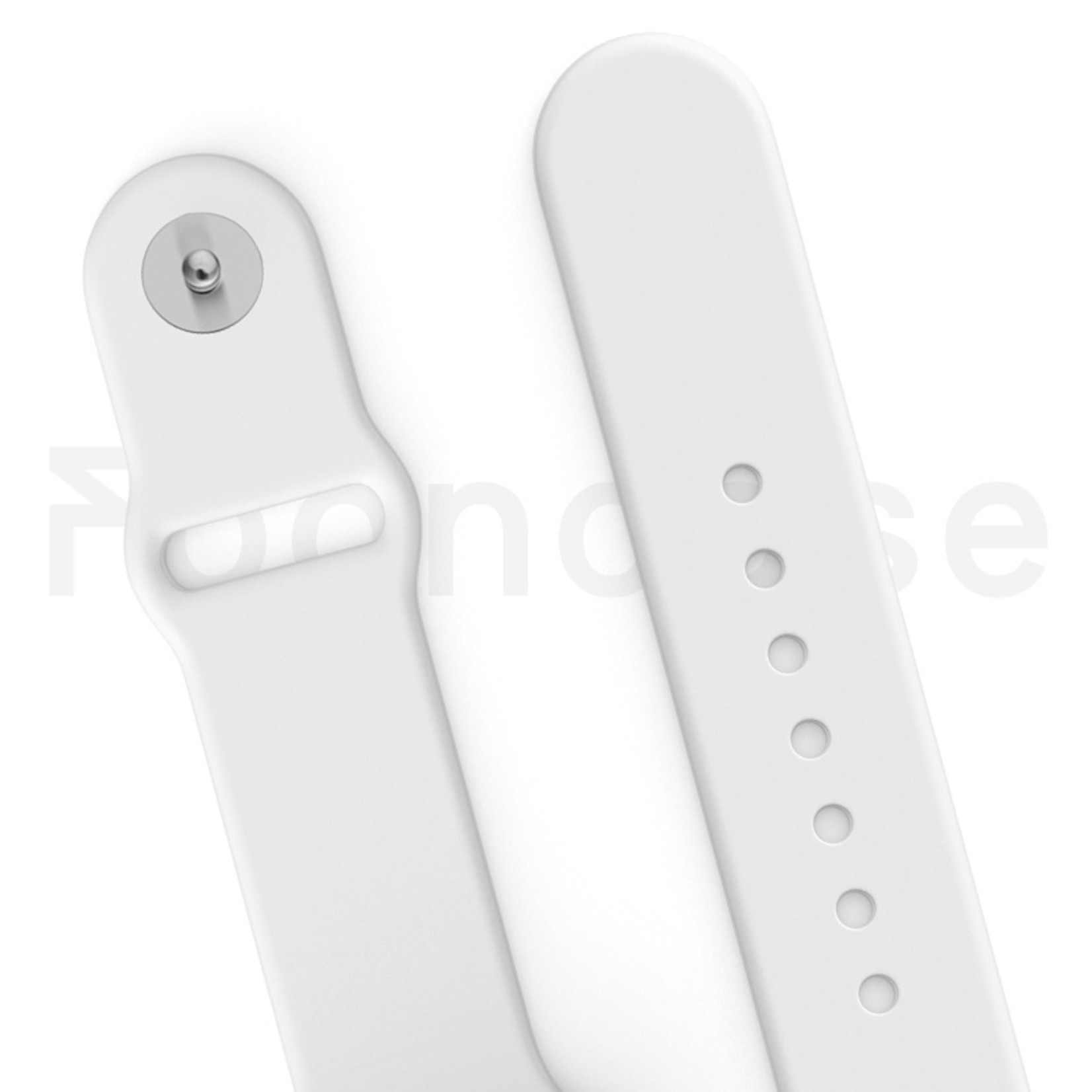 FOONCASE Apple Watch Series (1 t/m 6 / SE) - White - 38/40mm
