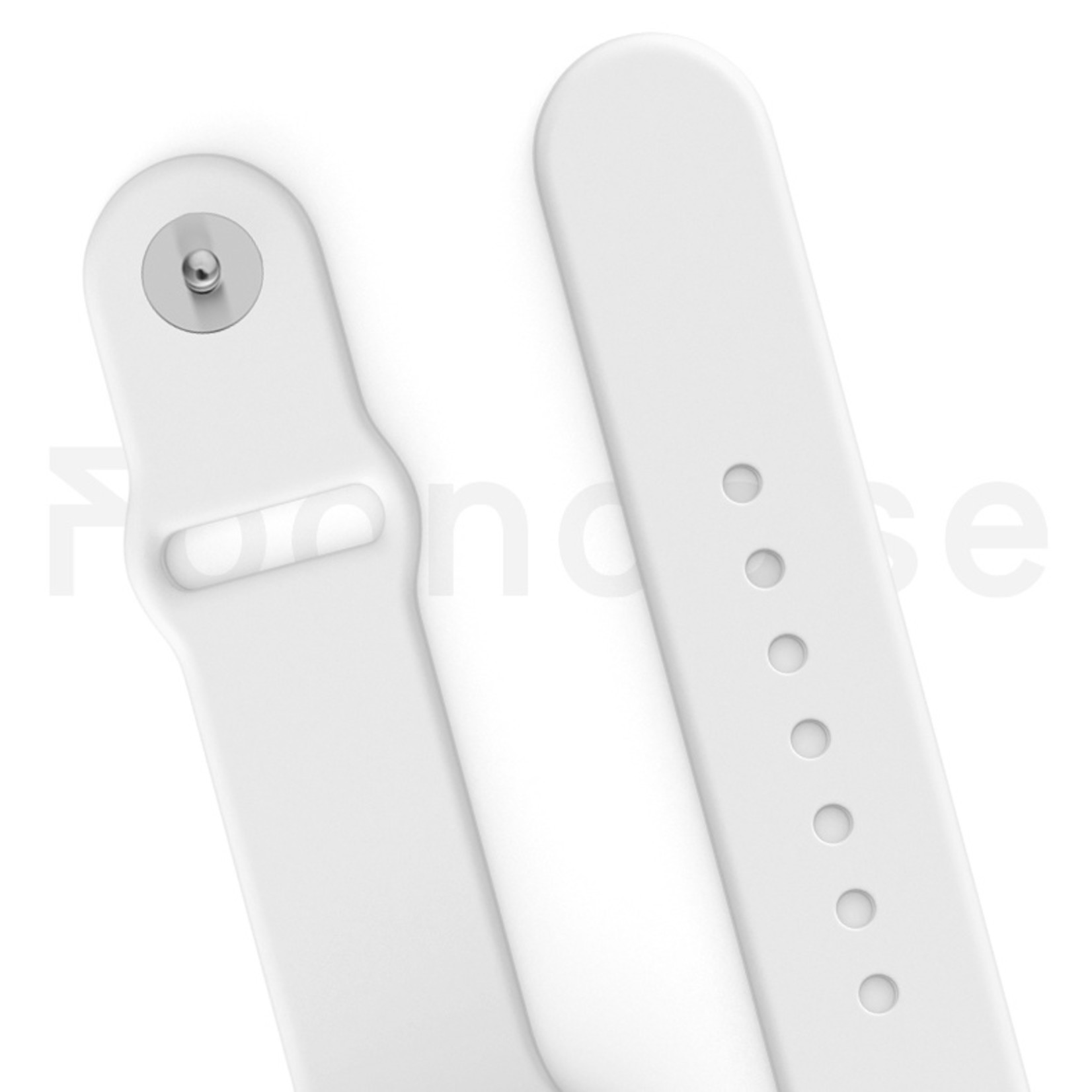 FOONCASE Apple Watch Series (1 t/m 6 / SE) - White - 42/44mm