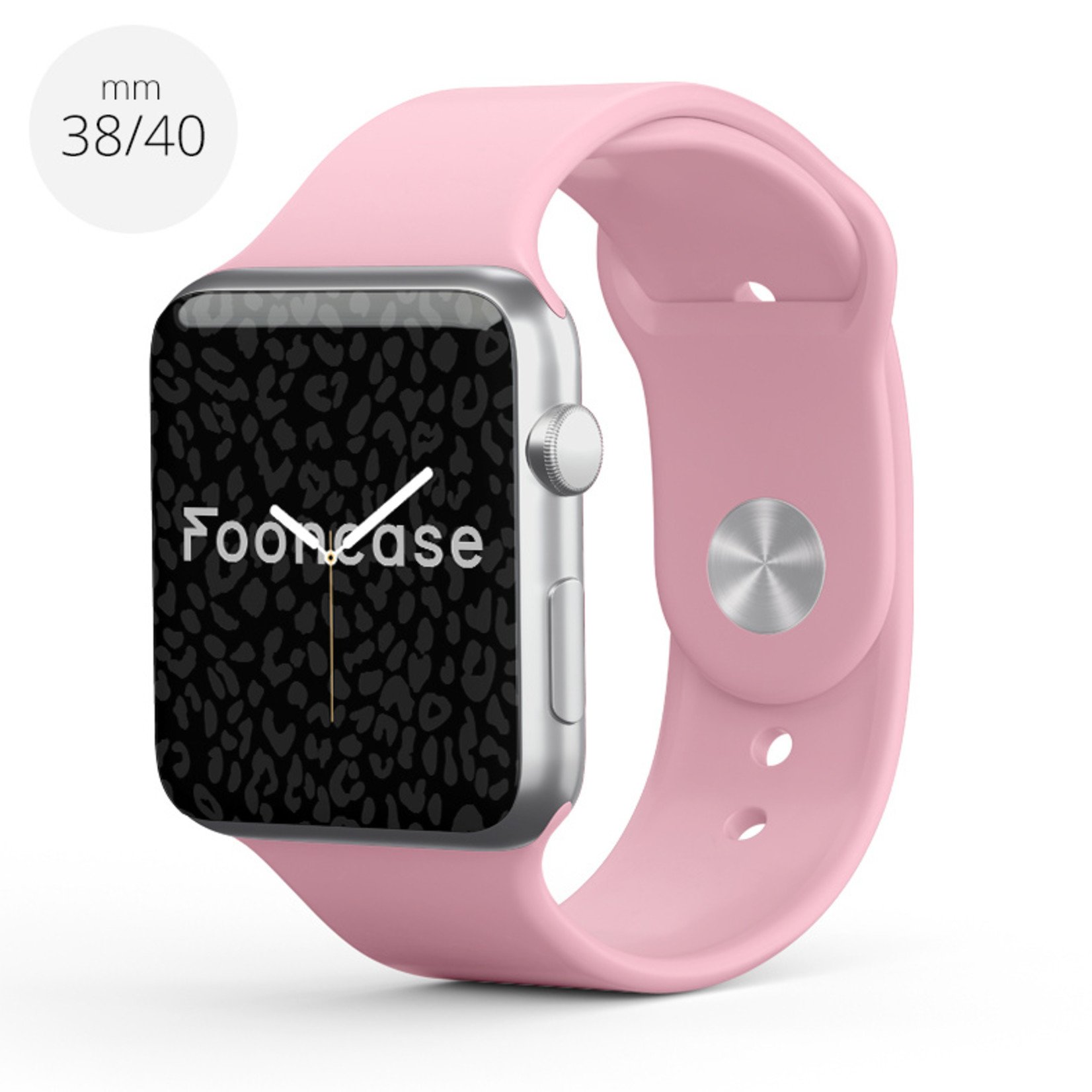 FOONCASE Apple Watch Series (1 t/m 6 / SE) - Pastel pink - 38/40mm