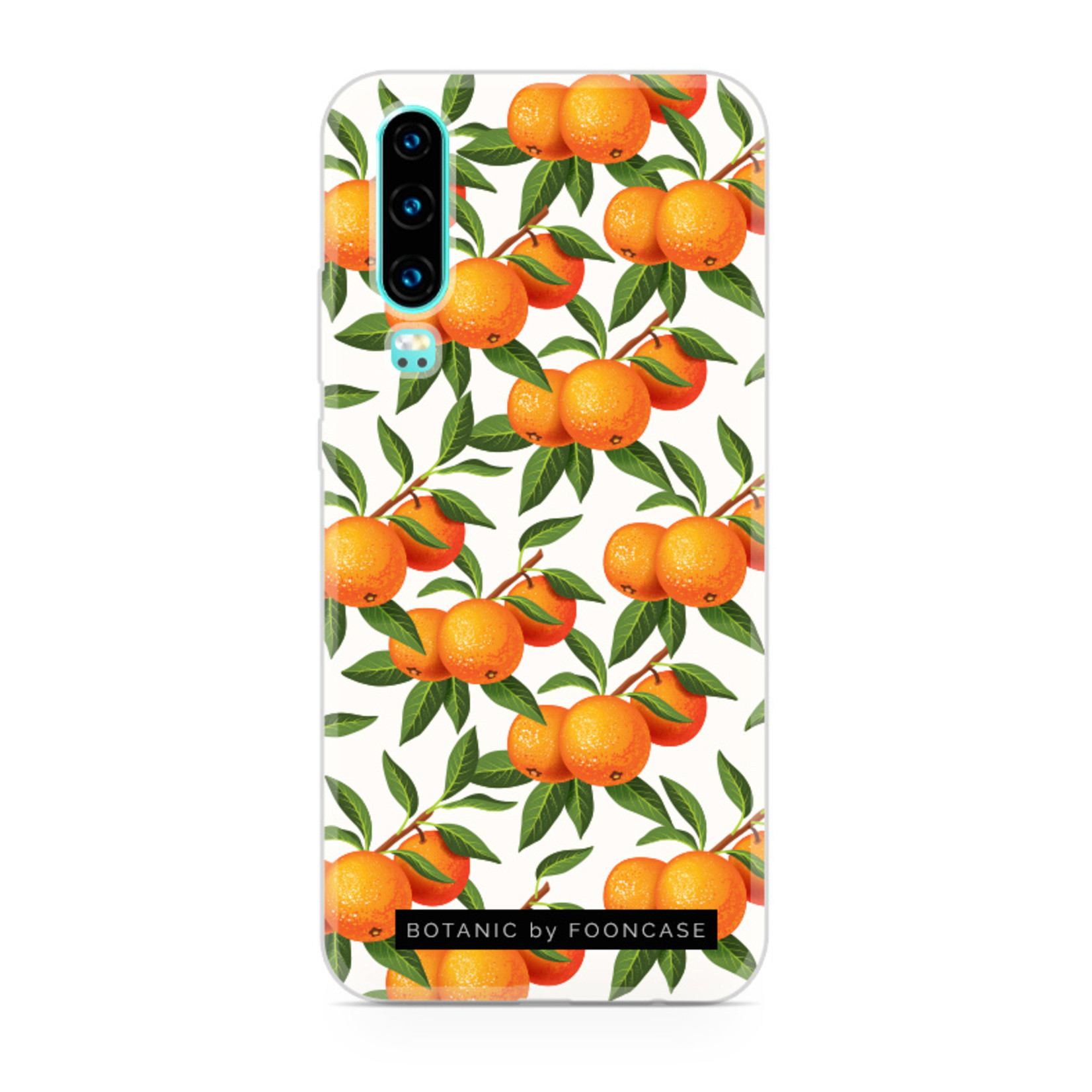 FOONCASE Huawei P30 Cover - Botanic Manderin