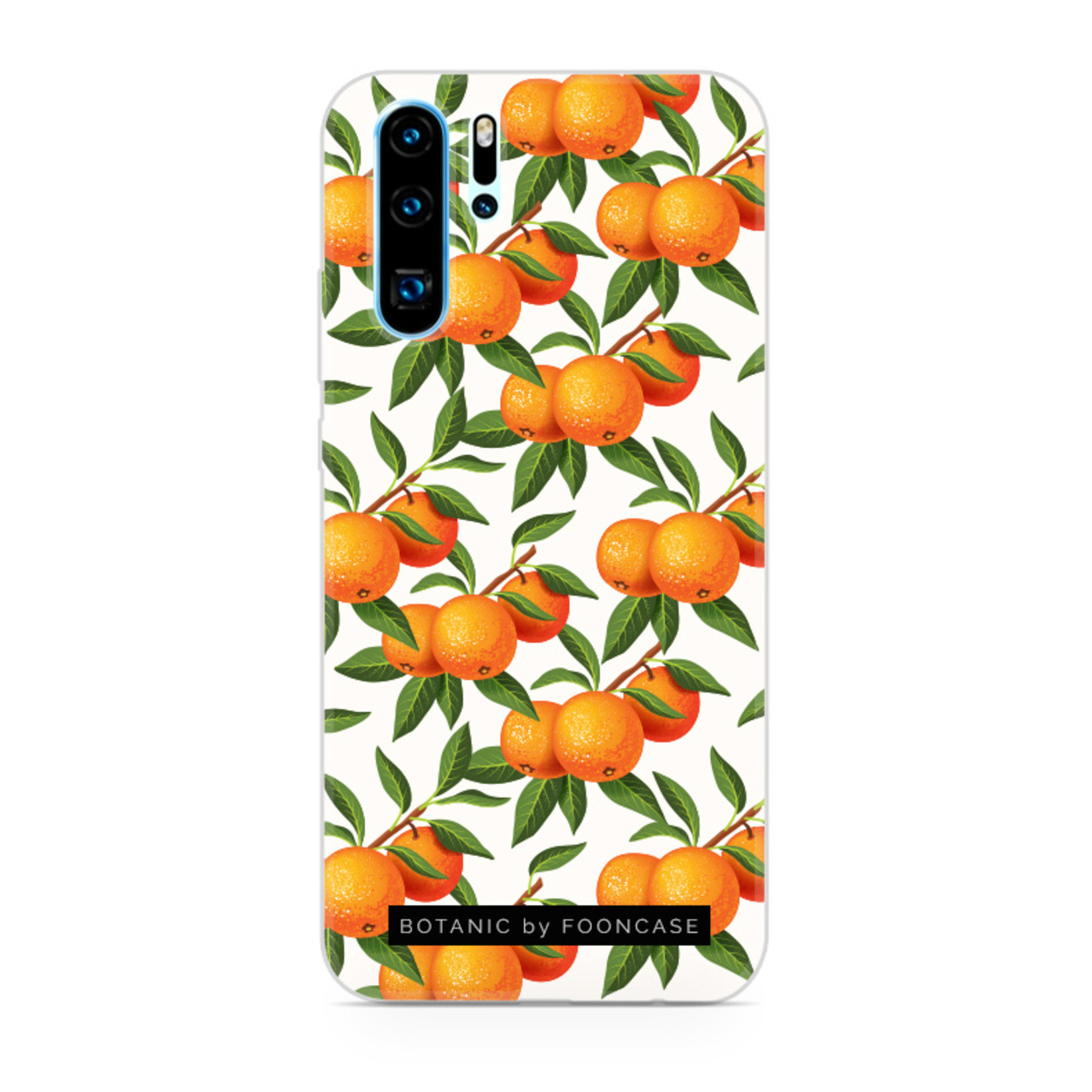 FOONCASE Huawei P30 Pro Cover - Botanic Manderin