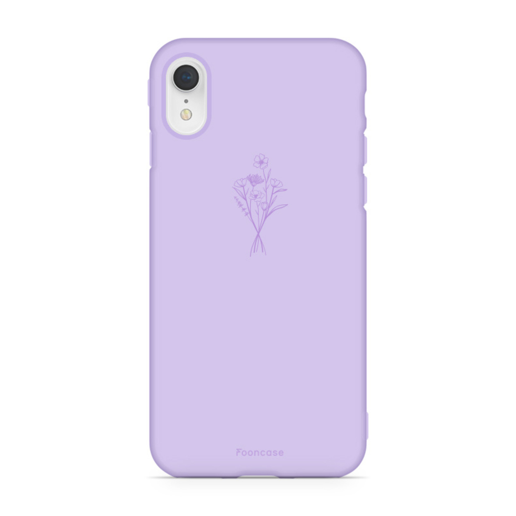 FOONCASE iPhone XR Case - PastelBloom - Lilac