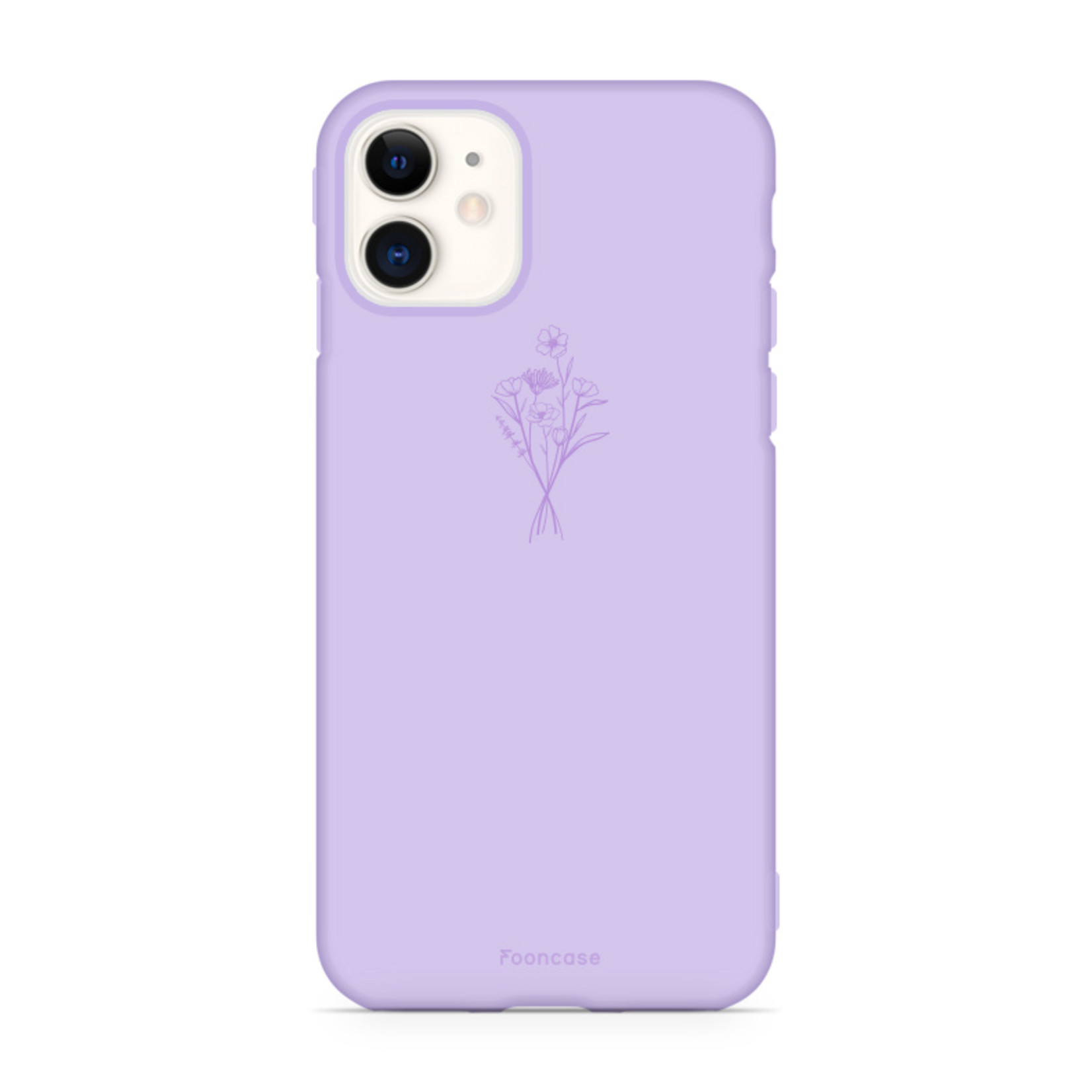 FOONCASE iPhone 12 Case - PastelBloom - Lilac