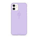 FOONCASE iPhone 12 Mini - PastelBloom - Lilla