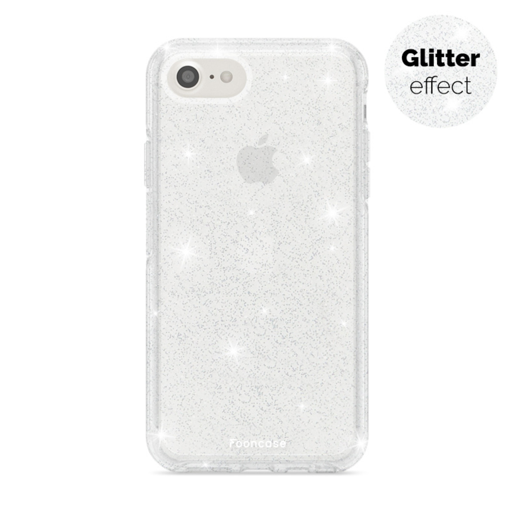 FOONCASE IPhone 7 Handyhülle - Glamour Clear (Glitters)