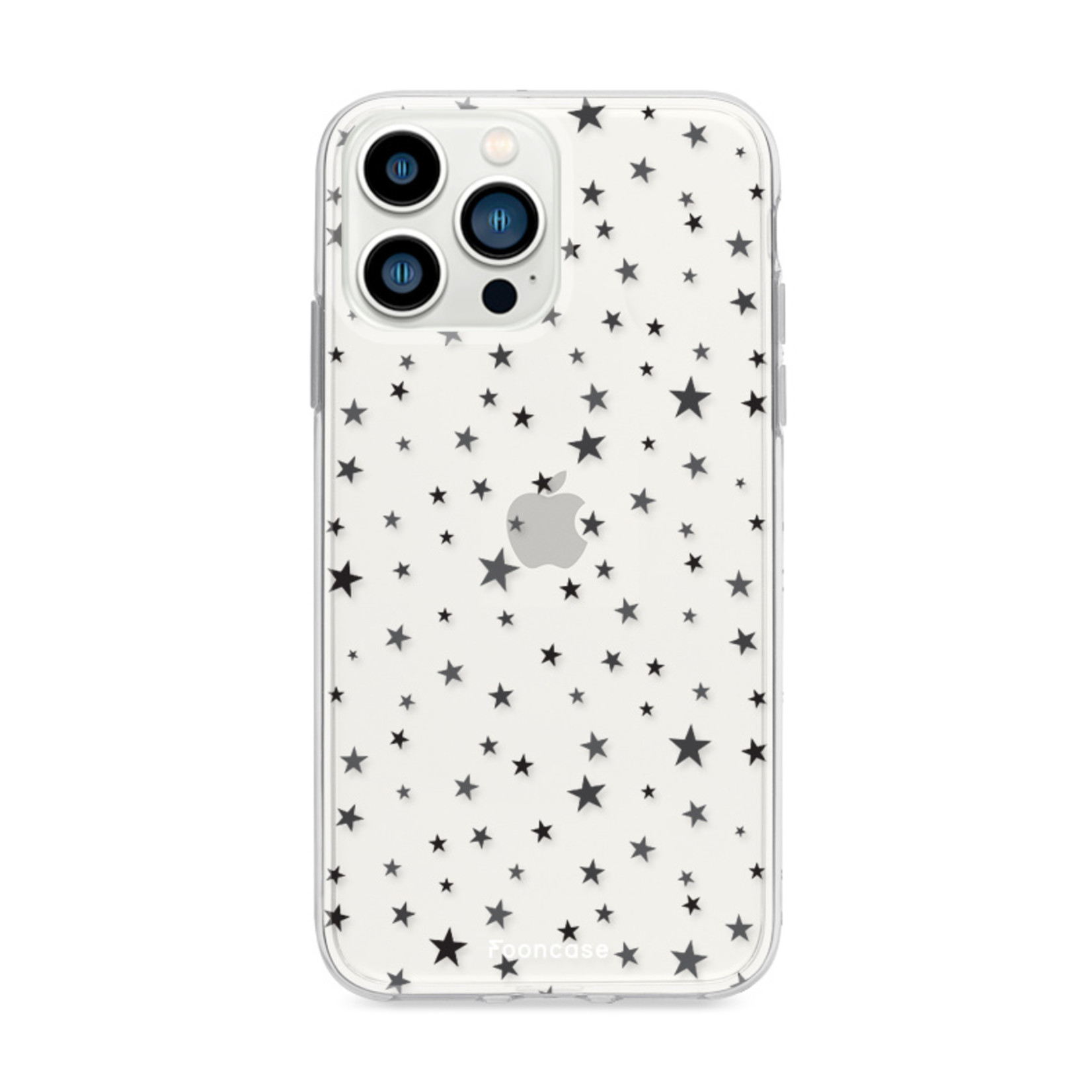 FOONCASE iPhone 13 Pro Max hoesje TPU Soft Case - Back Cover - Stars / Sterretjes