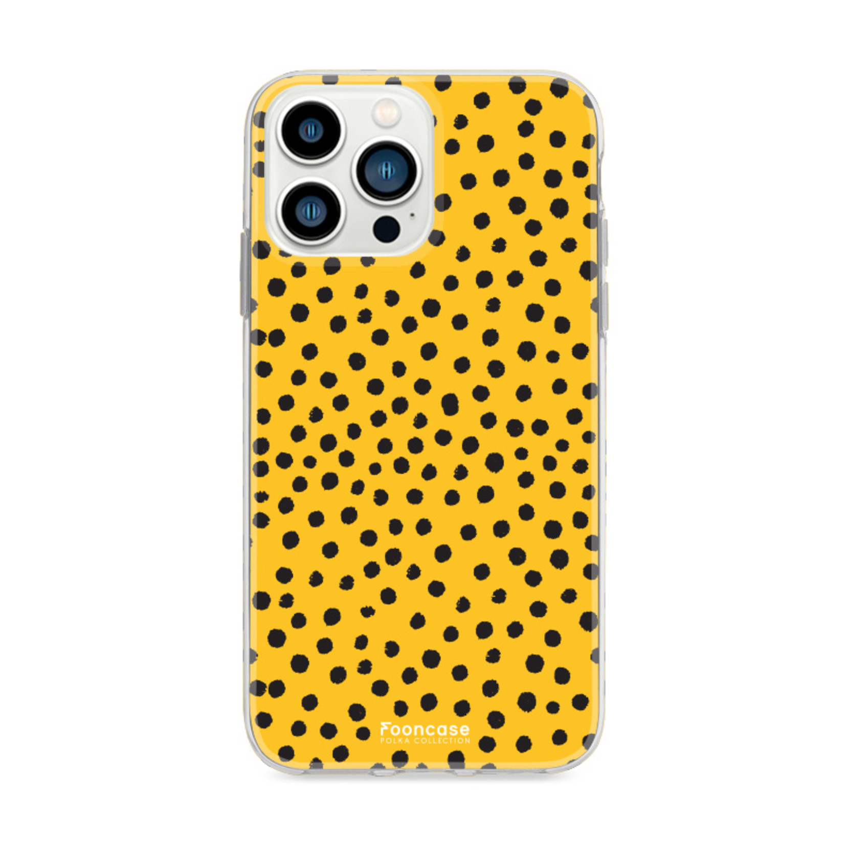 FOONCASE IPhone 13 Pro Max - POLKA COLLECTION / Ocher Yellow