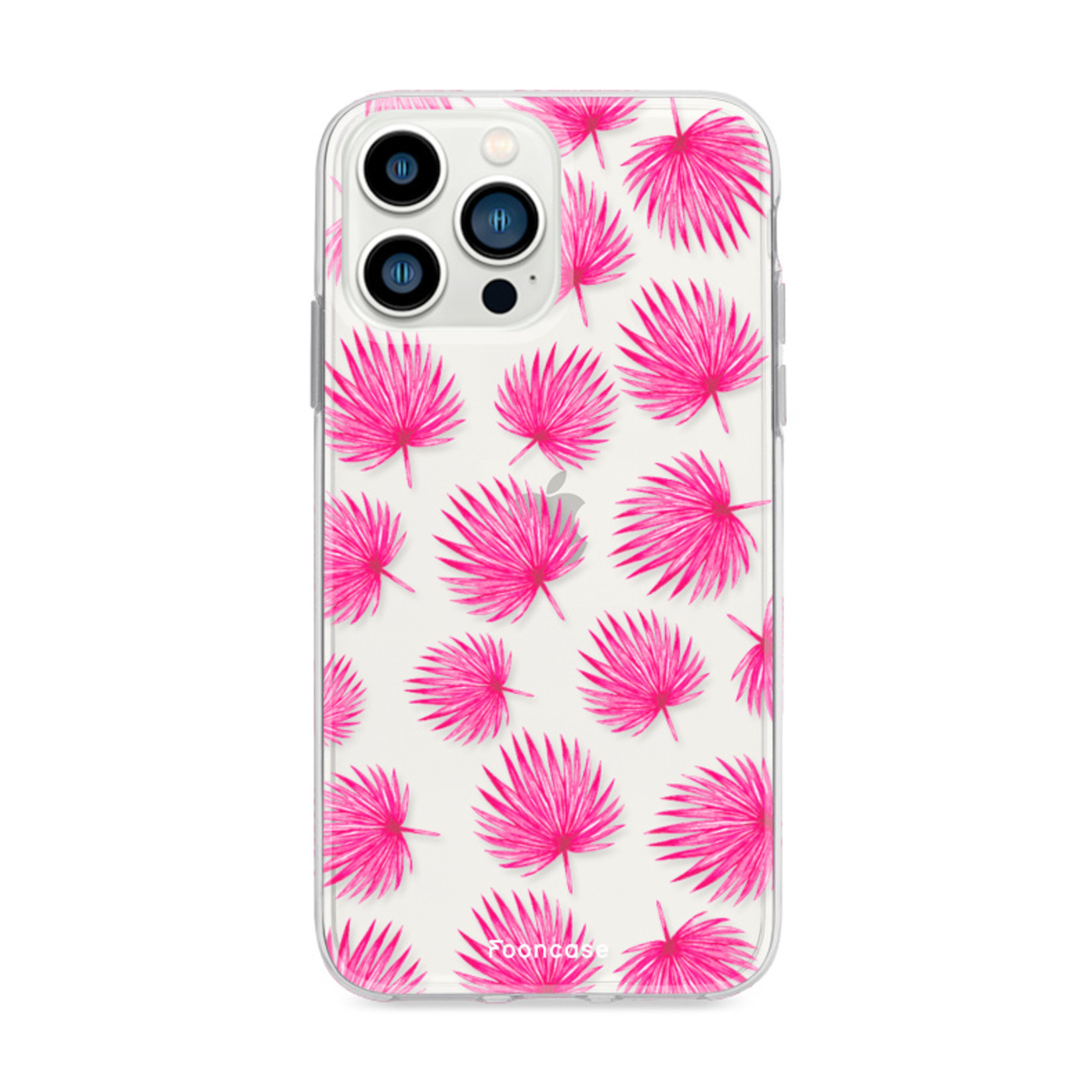 FOONCASE IPhone 13 Pro Cover - Foglie rosa