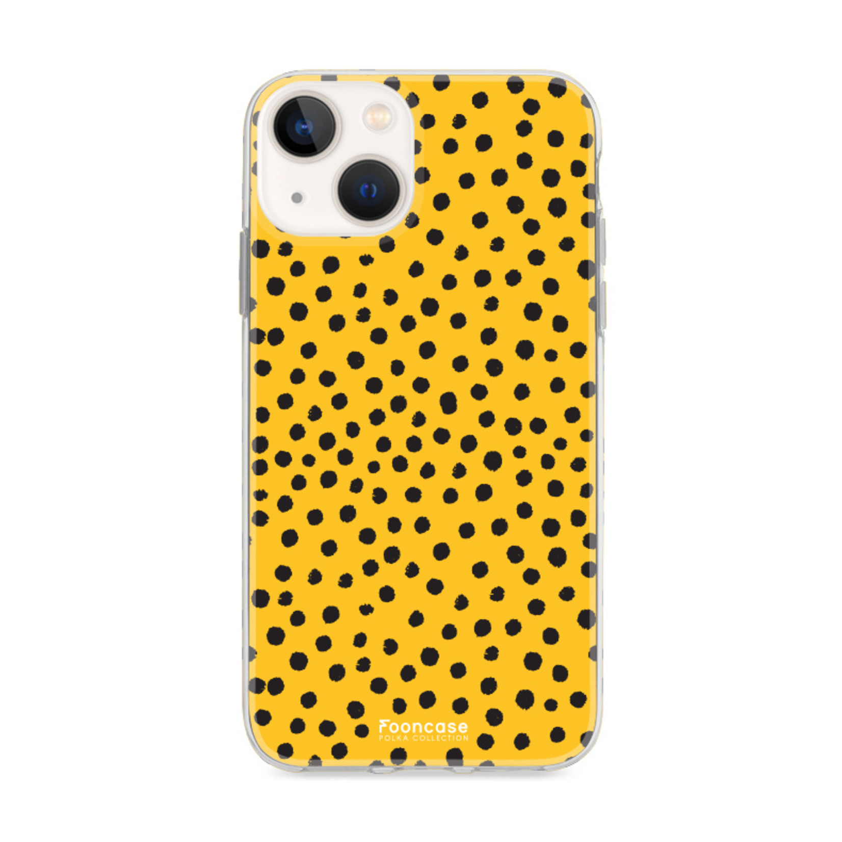 FOONCASE Iphone 13 - POLKA COLLECTION / Giallo ocra