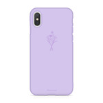 FOONCASE iPhone X - PastelBloom - Lila