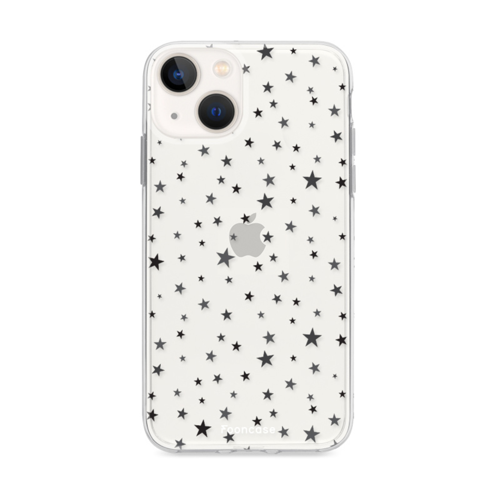 FOONCASE iPhone 14 Plus hoesje TPU Soft Case - Back Cover - Stars / Sterretjes