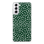Samsung Galaxy S22 Plus - POLKA COLLECTION / Donker Groen