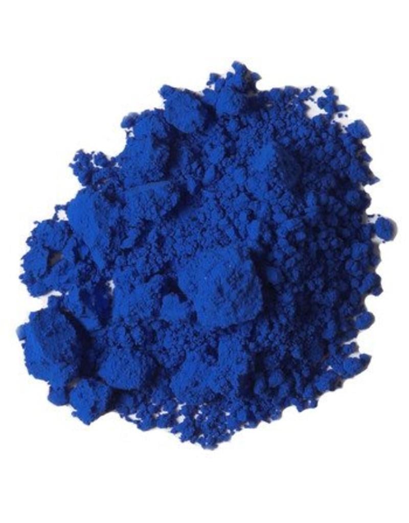 Natural mineral earth pigment Ultramarine Blue