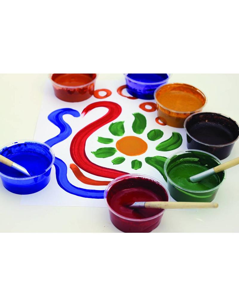 Children's natural Earth Paint by Color red