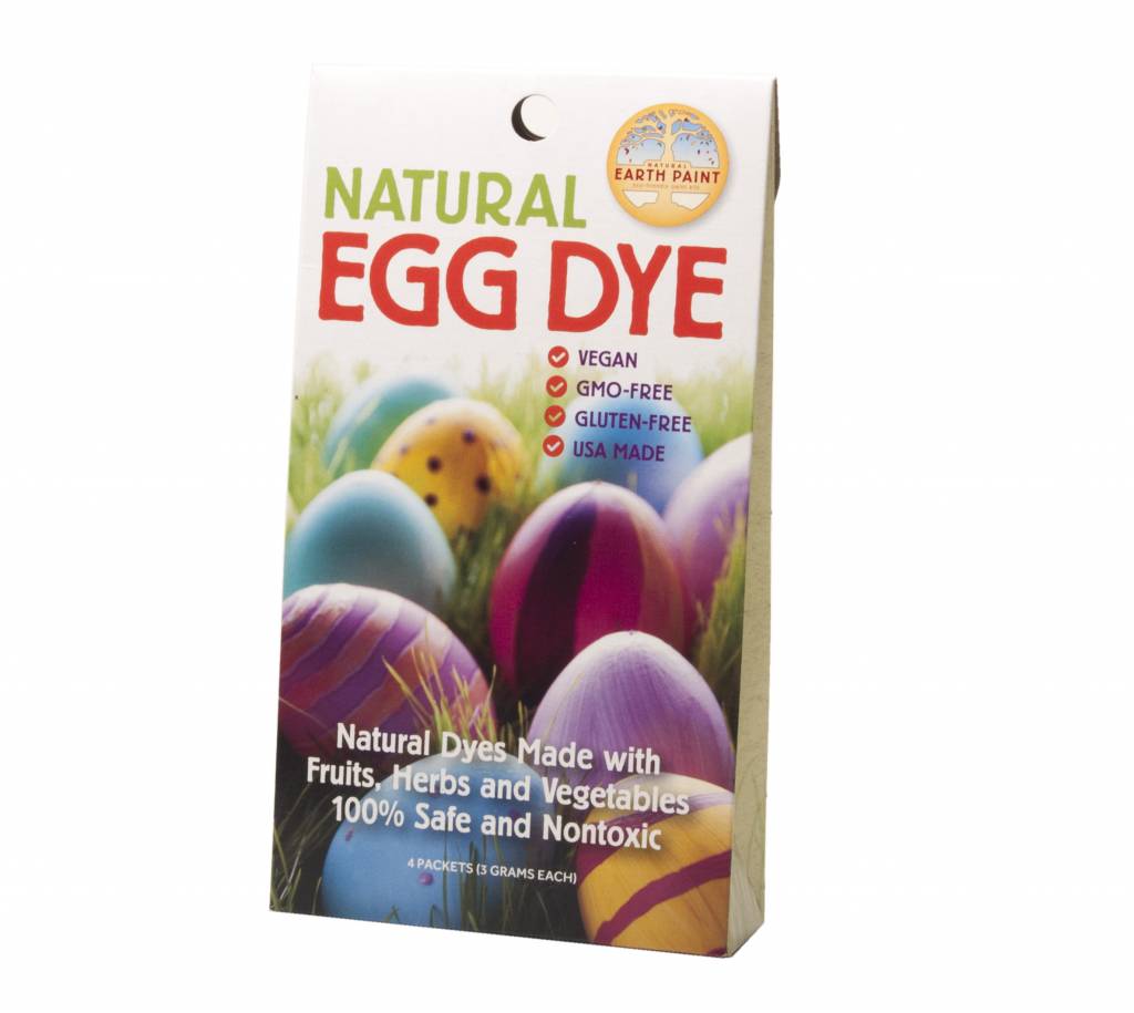 Natural Earth paint Natural vegan Egg Dye food coloring 4 colours