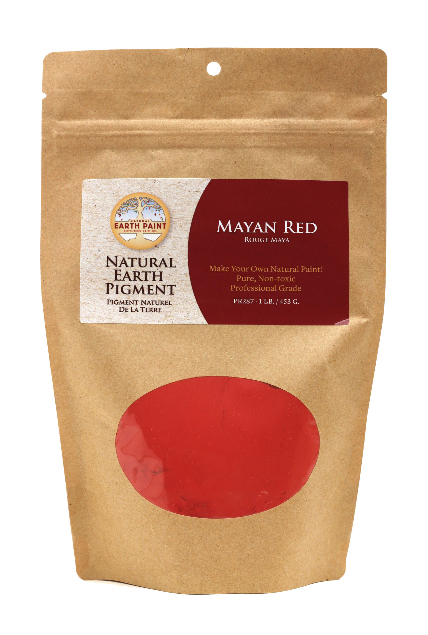 Grootverpakking natuurlijke olieverf Mayan Rood Natural Earth Paint