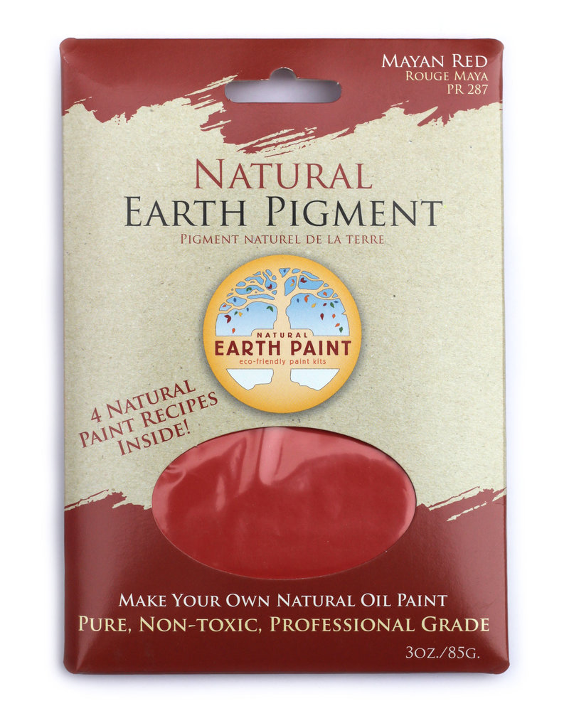Natural mineral earth pigment Mayan Red