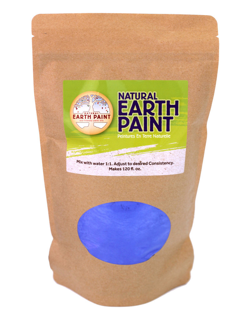 Bulk natuurlijke kinderverf blauw – maakt tot 3,55 liter