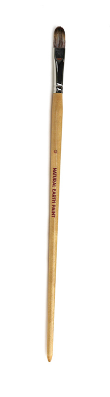 Picture of Eco friendly paint brush Filbert #16 - Natural Earth Paint Europe