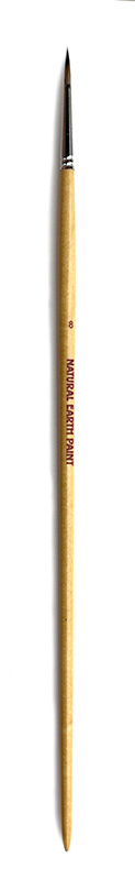 Picture of Eco friendly paint brush Round #8 - Natural Earth Paint Europe