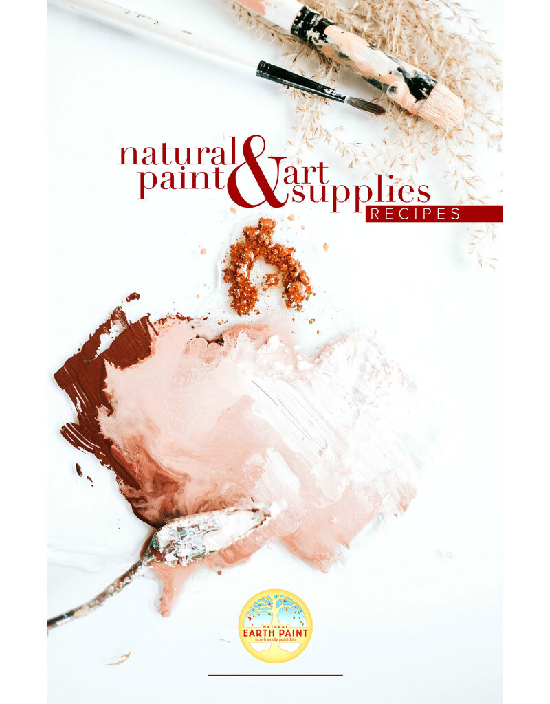 Natural Earth Paint Recepten boekje in print of digitale pdf
