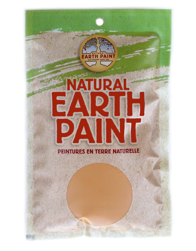 Children's natural Earth Paint by Color orange