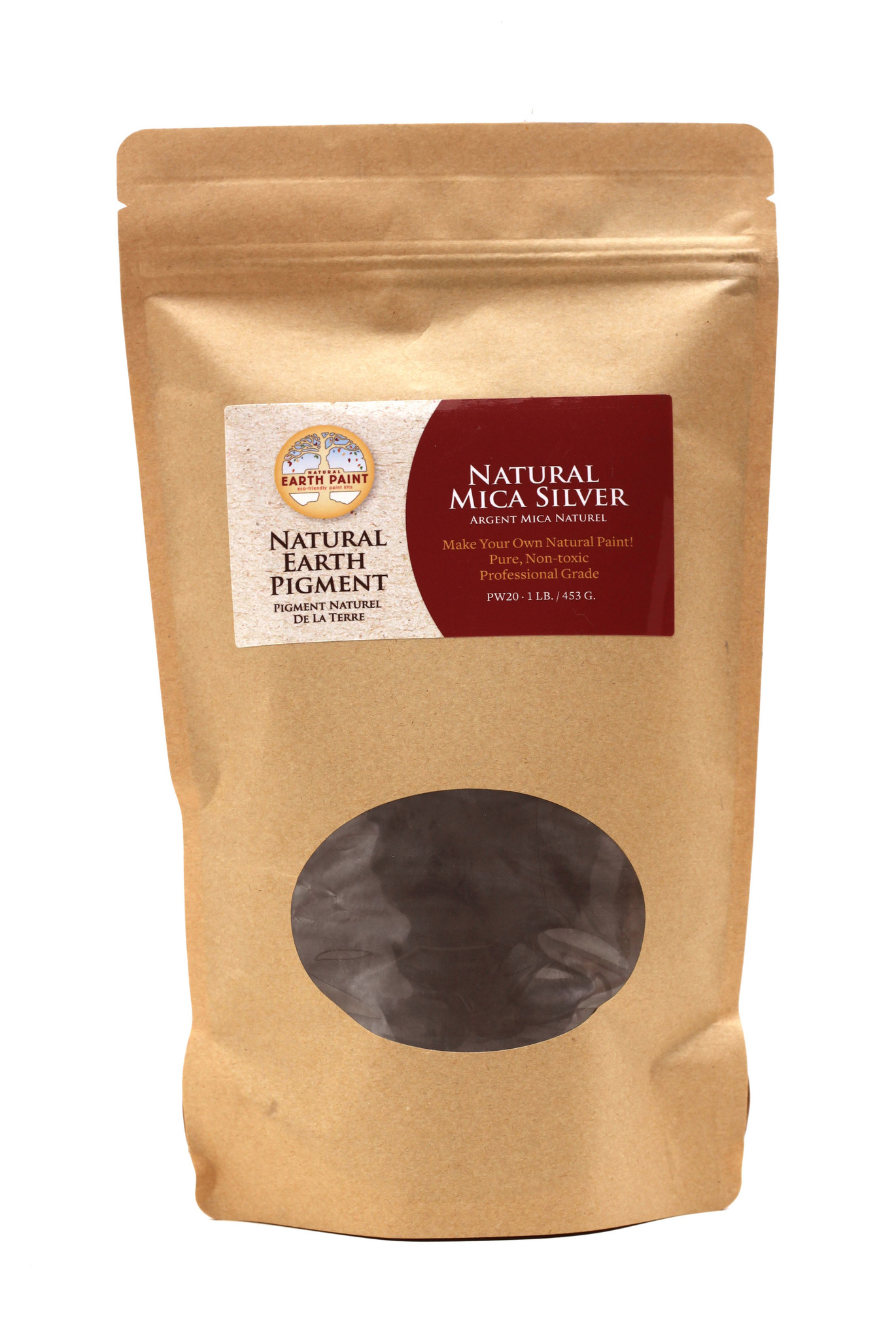 Natural Earth paint Bulk natuurlijk mineraal pigment Zilver Mica