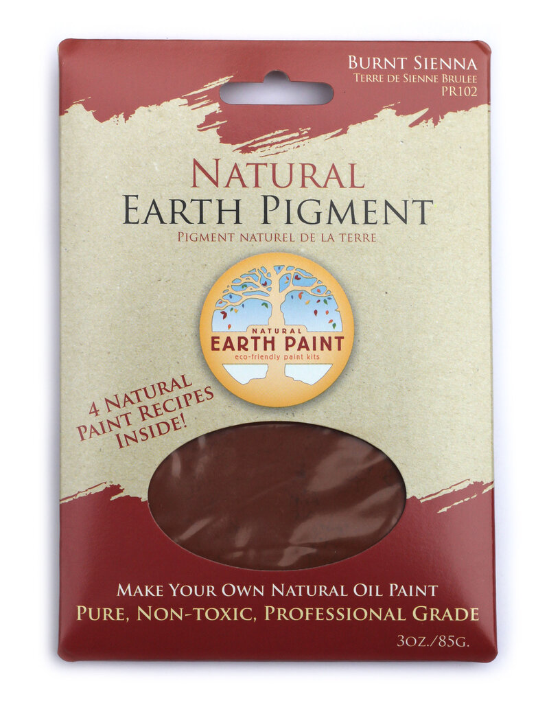 Natural Earth Paint mineraal aarde pigment Burnt Sienna