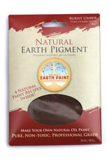 Natural mineral earth pigment Burnt Umber