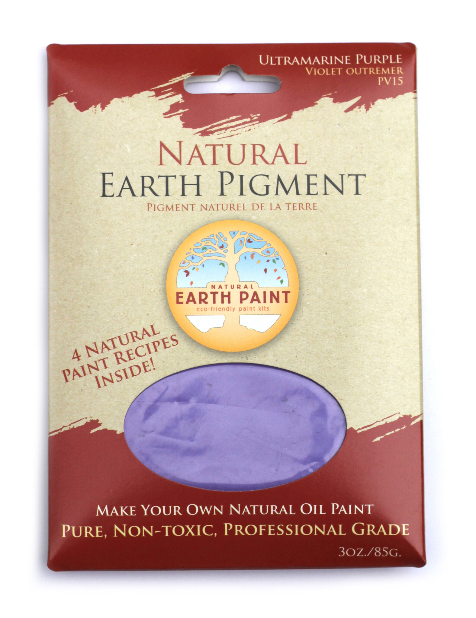 Natural Earth Paint mineraal pigment Ultramarine Purple voor olieverf