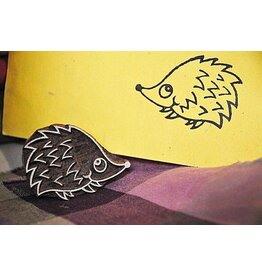 Blockwallah Block-stamp hedgehog small