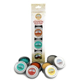 Cosmetic glitter – 4 colours, individually or as a set