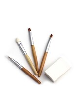 Ecologische make-up kwastjes met bamboe handvat