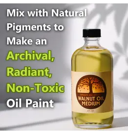 Organic walnut oil to create oilpaint 500 ml