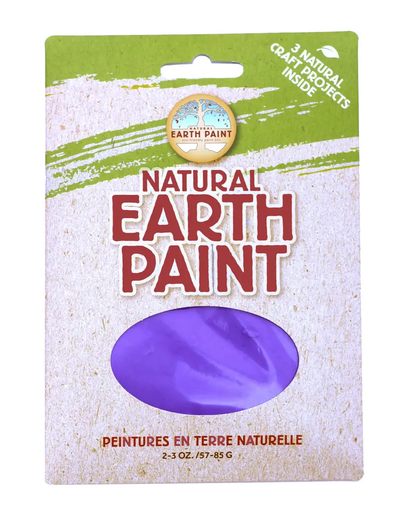 Children's natural Earth Paint by Color purple